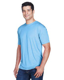 UltraClub Cool & Dry Sport Performance Interlock T-Shirt 8420 - Columbia Blue