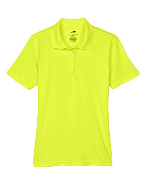 UltraClub Women's Cool & Dry Mesh Piqué Polo 8210L - Bright Yellow