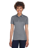 UltraClub Women's Cool & Dry Mesh Piqué Polo 8210L - Charcoal