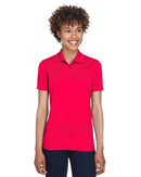 UltraClub Women's Cool & Dry Mesh Piqué Polo 8210L - Red