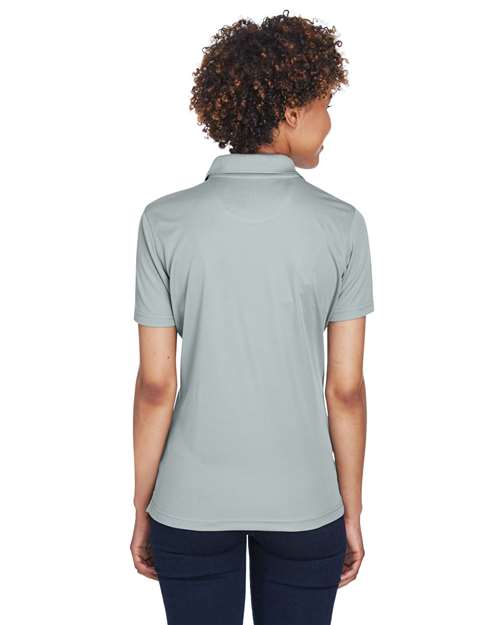 UltraClub Women's Cool & Dry Mesh Piqué Polo 8210L - Silver