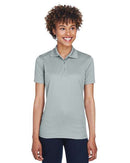 UltraClub Women's Cool & Dry Mesh Piqué Polo 8210L - Silver
