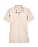 UltraClub Women's Cool & Dry Mesh Piqué Polo 8210L - Stone