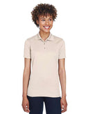 UltraClub Women's Cool & Dry Mesh Piqué Polo 8210L - Stone