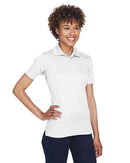 UltraClub Women's Cool & Dry Mesh Piqué Polo 8210L - White