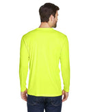 UltraClub Cool & Dry Sport Long Sleeve Performance Interlock T-Shirt 8422 - Bright Yellow