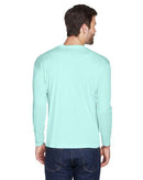 UltraClub Cool & Dry Sport Long Sleeve Performance Interlock T-Shirt 8422 - Sea Frost