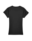 UltraClub Women's Cool & Dry Sport Performance Interlock T-shirt 8420L - Black