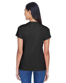 UltraClub Women's Cool & Dry Sport Performance Interlock T-shirt 8420L - Black