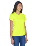 UltraClub Women's Cool & Dry Sport Performance Interlock T-shirt 8420L - Bright Yellow
