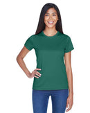 UltraClub Women's Cool & Dry Sport Performance Interlock T-shirt 8420L - Forest Green