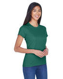 UltraClub Women's Cool & Dry Sport Performance Interlock T-shirt 8420L - Forest Green