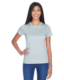 UltraClub Women's Cool & Dry Sport Performance Interlock T-shirt 8420L - Grey