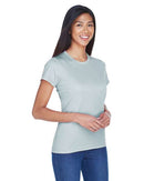UltraClub Women's Cool & Dry Sport Performance Interlock T-shirt 8420L - Grey