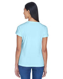 UltraClub Women's Cool & Dry Sport Performance Interlock T-shirt 8420L - Ice Blue