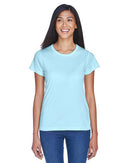 UltraClub Women's Cool & Dry Sport Performance Interlock T-shirt 8420L - Ice Blue