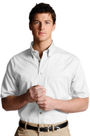 Edwards Easy Care Poplin Short Sleeve Mens Shirt [