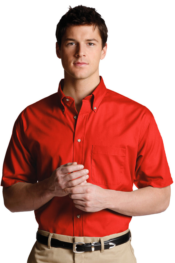 Edwards Easy Care Poplin Short Sleeve Mens Shirt [#1230].  Live Chat for Bulk Discounts