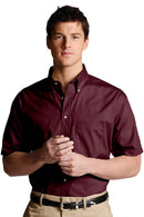 Edwards Easy Care Poplin Short Sleeve Mens Shirt [