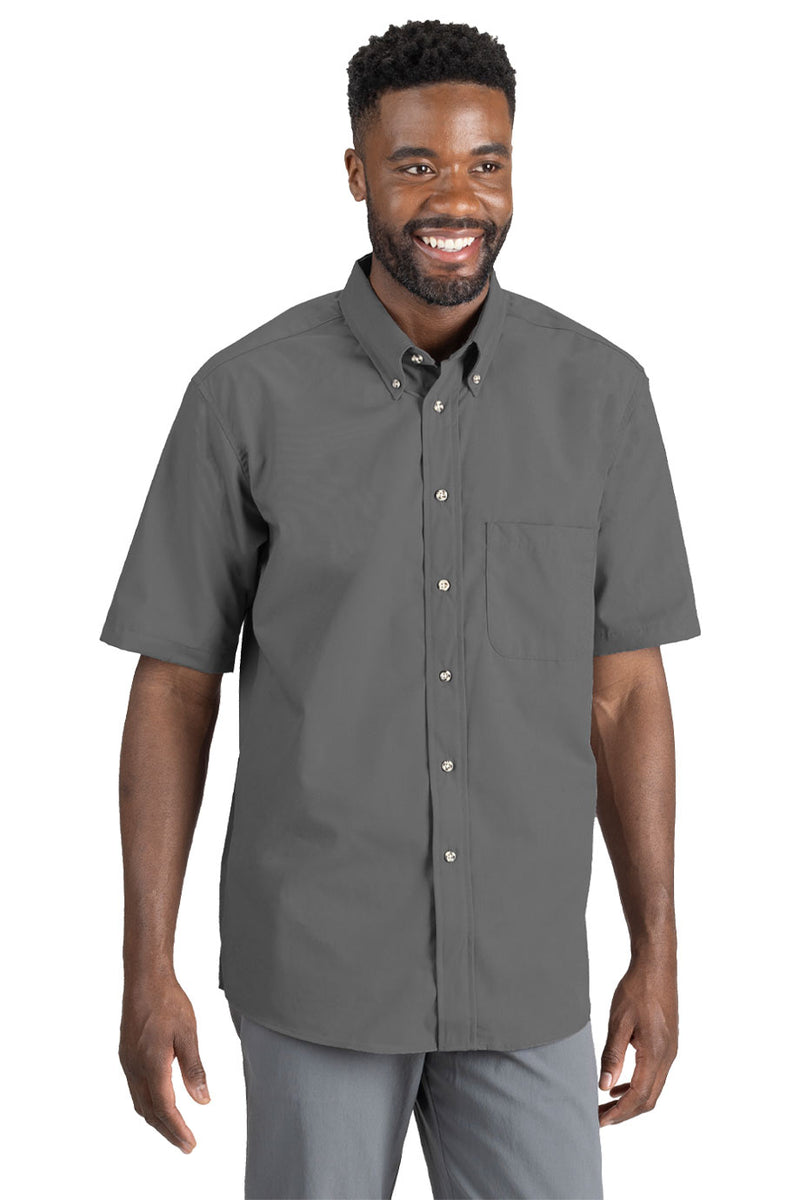 Edwards Easy Care Poplin Short Sleeve Mens Shirt [