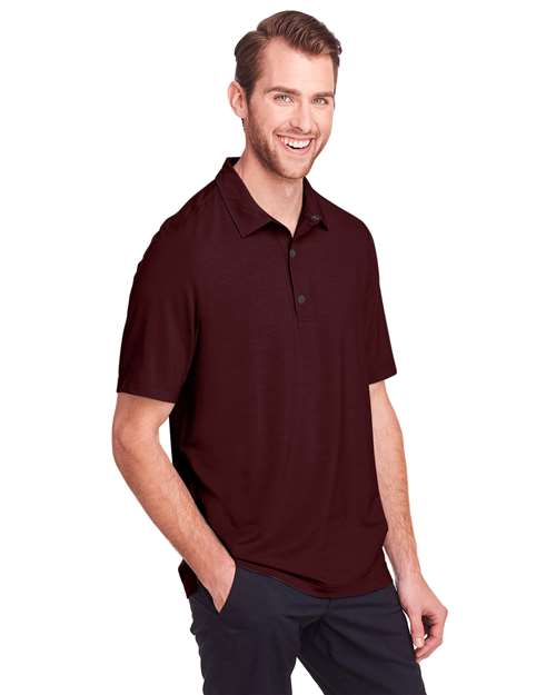 North End JAQ Snap-Up Stretch Performance Polo NE100