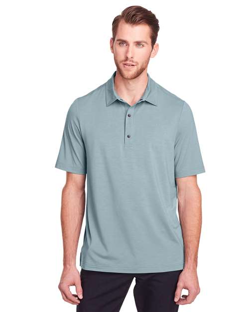 North End JAQ Snap-Up Stretch Performance Polo NE100