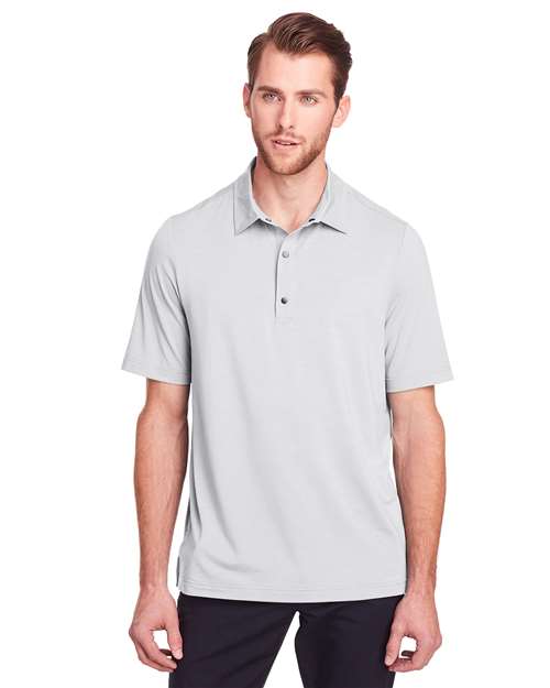 North End JAQ Snap-Up Stretch Performance Polo NE100
