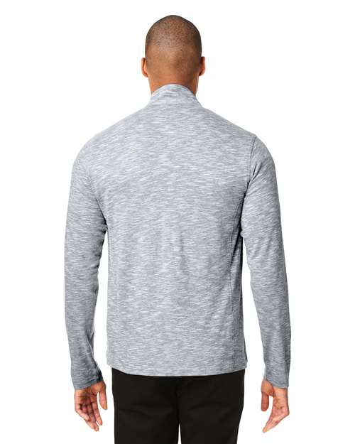 North End Eclipse Jacquard Quarter-Zip Pullover NE415