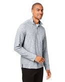 North End Eclipse Jacquard Quarter-Zip Pullover NE415