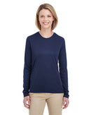 UltraClub Women's Cool & Dry Performance Long-Sleeve Top 8622W