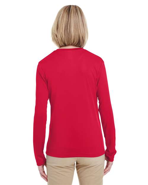 UltraClub Women's Cool & Dry Performance Long-Sleeve Top 8622W