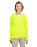 UltraClub Women's Cool & Dry Performance Long-Sleeve Top 8622W