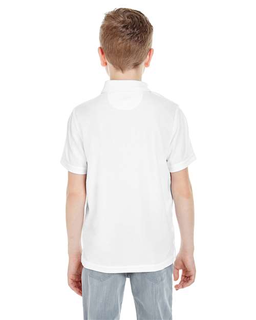 UltraClub Youth Cool & Dry Mesh Piqué Polo 8210Y