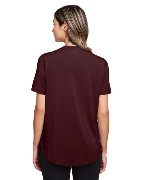 North End Women's JAQ Snap-Up Stretch Performance Polo NE100W