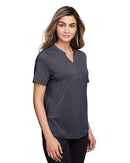 North End Women's JAQ Snap-Up Stretch Performance Polo NE100W