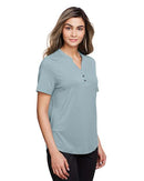North End Women's JAQ Snap-Up Stretch Performance Polo NE100W