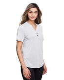 North End Women's JAQ Snap-Up Stretch Performance Polo NE100W