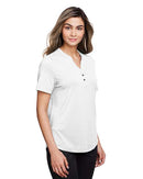 North End Women's JAQ Snap-Up Stretch Performance Polo NE100W