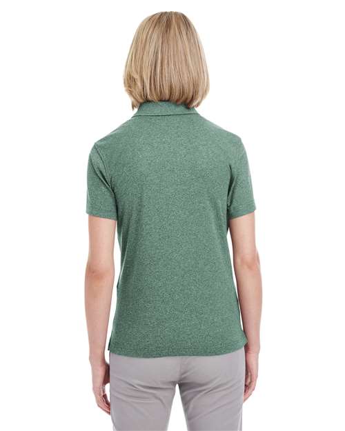 UltraClub Women's Heathered Pique Polo UC100W