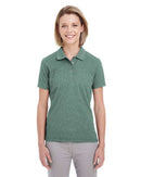 UltraClub Women's Heathered Pique Polo UC100W