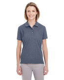 UltraClub Women's Heathered Pique Polo UC100W