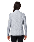 North End Women's Eclipse Jacquard Quarter-Zip Pullover NE415W