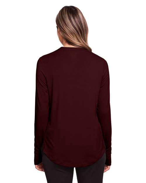 North End Women's JAQ Snap-Up Stretch Performance Pullover NE400W