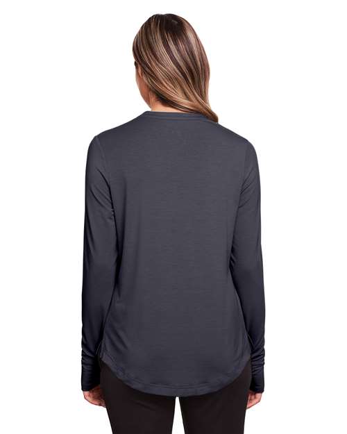 North End Women's JAQ Snap-Up Stretch Performance Pullover NE400W