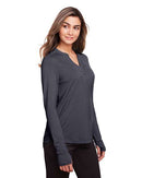 North End Women's JAQ Snap-Up Stretch Performance Pullover NE400W