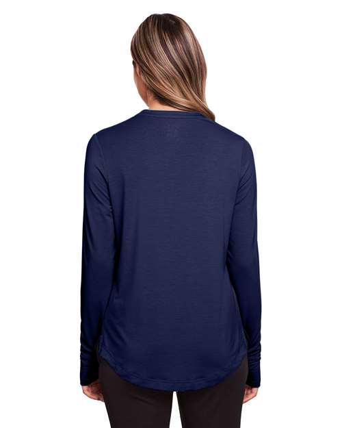 North End Women's JAQ Snap-Up Stretch Performance Pullover NE400W