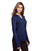 North End Women's JAQ Snap-Up Stretch Performance Pullover NE400W