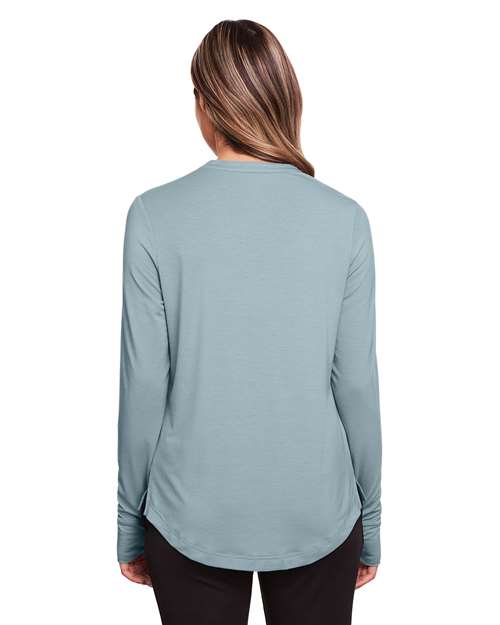 North End Women's JAQ Snap-Up Stretch Performance Pullover NE400W