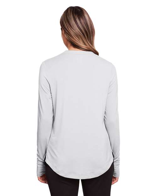 North End Women's JAQ Snap-Up Stretch Performance Pullover NE400W