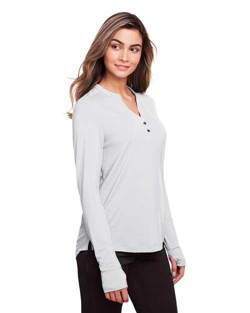 North End Women's JAQ Snap-Up Stretch Performance Pullover NE400W